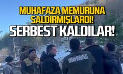 Muhafaza memuruna saldıran 3 kişi serbest kaldı!