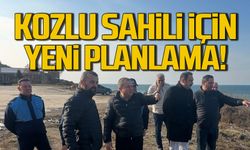 Kozlu Sahili için yeni planlama! Çalışmalar başladı!