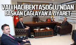 Vali Hacıbektaşoğlu'ndan Başkan Çağlayan'a ziyaret!