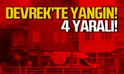 Devrek'te yangın! 4 kişi yaralandı