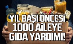 Belediye bin aileye gıda yardımında bulunuyor!