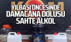 Yılbaşı öncesi damacana dolusu sahte alkol!