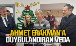 Okul yönetiminden Ahmet Erakman'a duygulandıran veda!