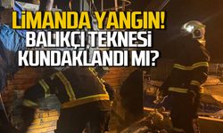 Limanda yangın! Balıkçı teknesi kundaklandı mı?