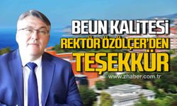 BEUN kalitesi! Rektör Özölçer'den akreditasyon teşekkürü!