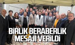 Ak Parti toplandı! Birlik beraberlik mesajı verildi!