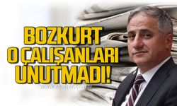 Milletvekili Bozkurt, gazetecileri unutmadı!