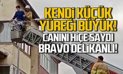 Bartın'da yaşı küçük genç kedi kurtarmak için canını hiçe saydı!