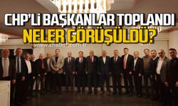 CHP'li başkanlar toplandı! Neler görüşüldü?