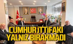 Cumhur İttifakından 'Hayırlı olsun' ziyareti!