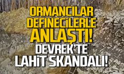 Ormancılar definecilerle anlaştı! Devrek'te lahit skandalı!