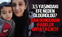 3,5 yaşındaydı! Efe Mahmut Kalfa cinayetinde kan donduran ifadeler!