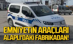 Emniyetin araçları Alaplı'daki fabrikadan!