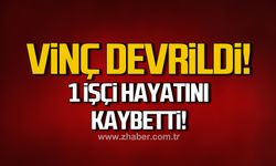 Erdemir'de vinç devrildi! 1 işçi hayatını kaybetti!