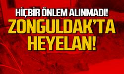 Hiçbir önlem alınmadı! Zonguldak'ta heyelan!