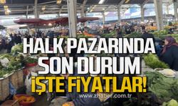 Zonguldak’ta halk pazarında fiyatlarda son durum!