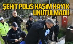 Şehit Polis Memuru Haşim Kayık unutulmadı