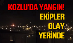 Kozlu’da yangın! Ekipler olay yerinde