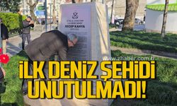 İlk deniz şehidi Recep Kahya Zonguldak'ta unutulmadı!