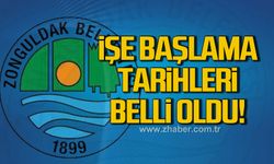 58 personelin işe başlama tarihleri belli oldu!