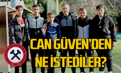 Genç futbolcular Can Güven'den ne istedi?