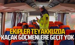 Düzensiz göçmen operasyonu! Ekipler teyakkuzda!