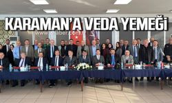 Yaşar Karaman'a veda yemeği!