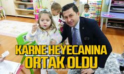 Kamil Altun öğrencilerin karne heyecanına ortak oldu!