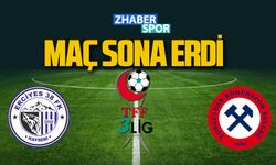 Kayseri Erciyesspor 38 FK - Zonguldakspor maçı sona erdi