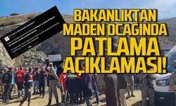 Enerji Bakanlığı'ndan maden ocağında patlama açıklaması!