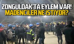 Zonguldak Ereğli'de Maden İşçileri Eylem Başlattı