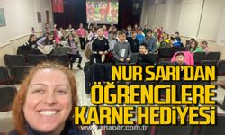 Nur Sarı'dan öğrencilere karne hediyesi!