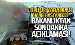 Kartalkaya'da ölü ve yaralılar hangi hastanelerde? Bakanlıktan son dakika duyurusu!