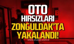 Kocaeli'de otomobil çalan hırsızlar Zonguldak'ta köşe sıkıştırıldı!