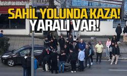 Milli Egemenlik Caddesi'nde kaza! Yaralı var!