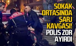 Şarj cihazı kavgası! Polis zor ayırdı!