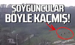 Kuyumcu soydular! Kaçarken böyle görüntülendiler!