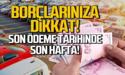 MTV son ödeme tarihinde son hafta!