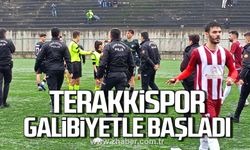 Terakkispor ligin ikinci yarısına galibiyetle başladı!