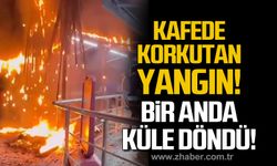 Ereğli'de kafede yangın! Müşteriler panikle kaçıştı!