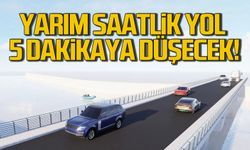 Yarım saatlik yol 5 dakikaya düşecek! Köprü yapımı başladı!