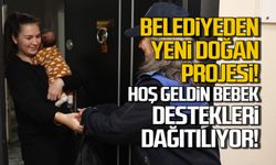 Belediyeden "Hoş Geldin Bebek" kampanyası! Destek paketi dağıtılıyor!