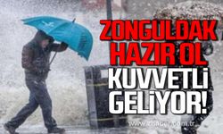 Zonguldak hazır ol! Kuvvetli yağış geliyor!