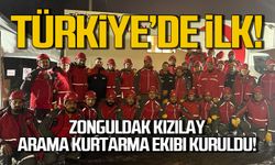 Türkiye'de ilk! Kızılay arama kurtarma timi kuruldu!