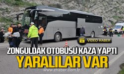 Zonguldak otobüsü kaza yaptı! Yaralılar var!