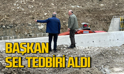 Valilik sel uyarısı yaptı Başkan dereleri denetledi!