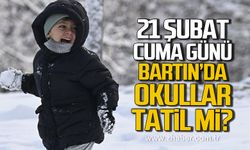 Bartın'da 21 Şubat Cuma günü okullar tatil mi?