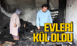 Çatal ailesi mağdur! Evleri kül oldu