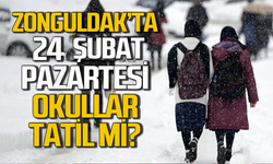 Zonguldak’ta 24 Şubat Pazartesi okullar tatil olacak mı?