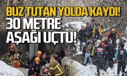 Nöbetten çıkan sağlık çalışanları kaza yaptı! 30 metre uçtu!